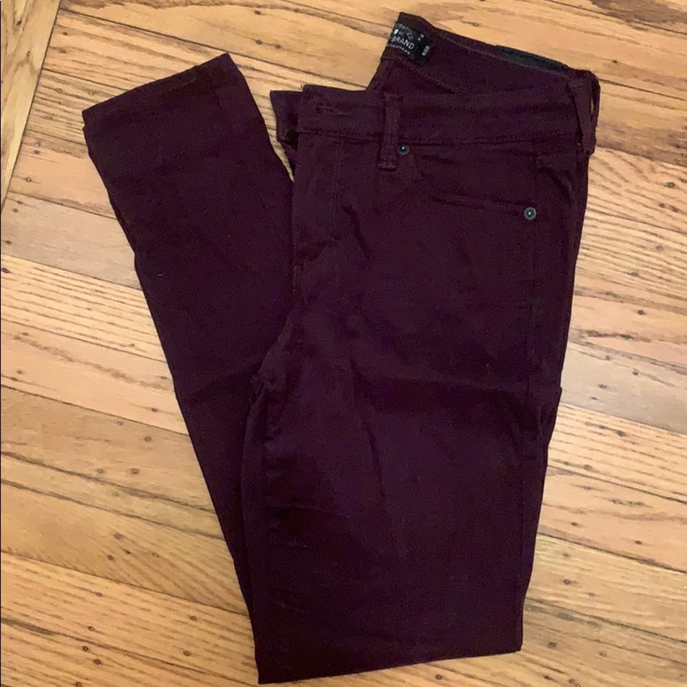 Lucky brand Brooke legging jean in dark plum
